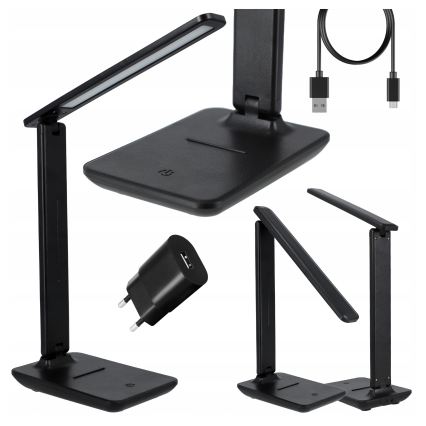 Dimmbare LED-Tischleuchte mit Touch-Bedienung LED/6W/230V 3000/4000/6000K schwarz