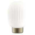 Dimmbare LED-Tischleuchte mit Touch-Funktion LATTE LED/1,8W/5V USB 2000 mAh golden/weiß