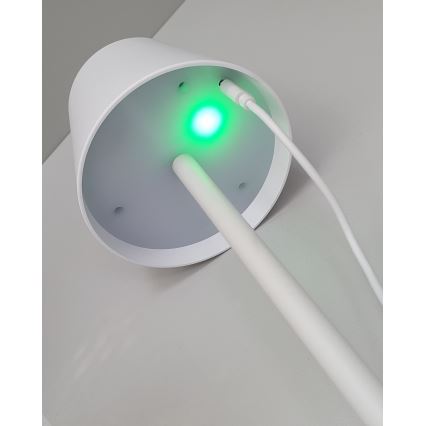 Dimmbare LED-Tischleuchte mit Touch-Funktion LED/5W/5V USB 1200 mAh weiß