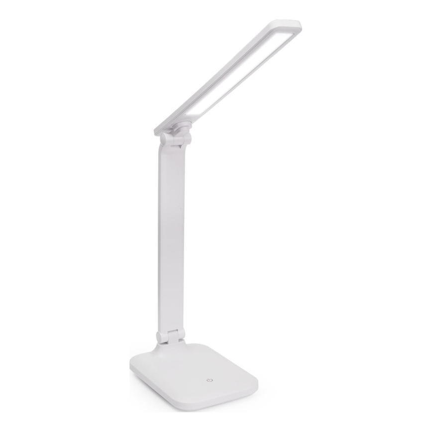 Dimmbare LED-Tischleuchte mit Touch-Funktion und kabelloser Aufladung und USB-Anschluss REMUS LED/5W/230V weiß