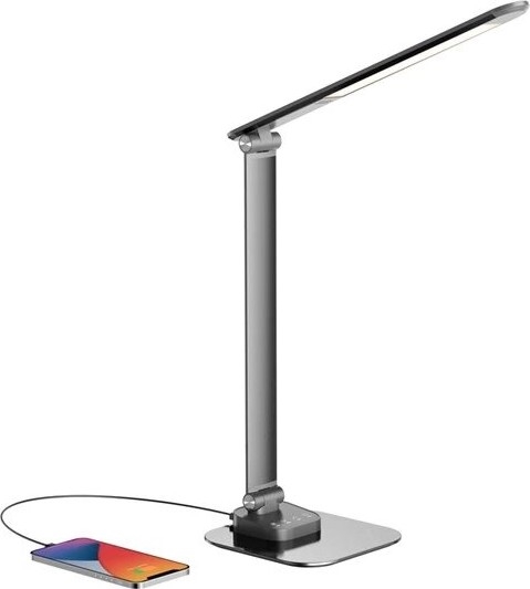 Dimmbare LED-Tischleuchte mit USB LED/7,5W/230V 3000K/4000K/5500K anthrazit