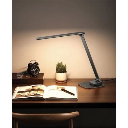 Dimmbare LED-Tischleuchte mit USB LED/7,5W/230V 3000K/4000K/5500K anthrazit