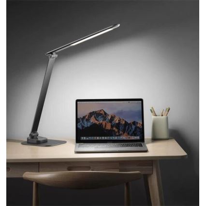 Dimmbare LED-Tischleuchte mit USB LED/7,5W/230V 3000K/4000K/5500K anthrazit