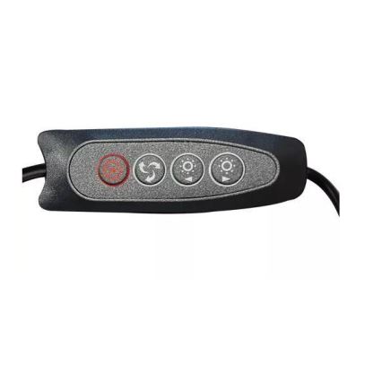 Dimmbare LED-Tischleuchte mit Vergrößerungsglas LED/6W/5V 3000K/4000K/6000K schwarz