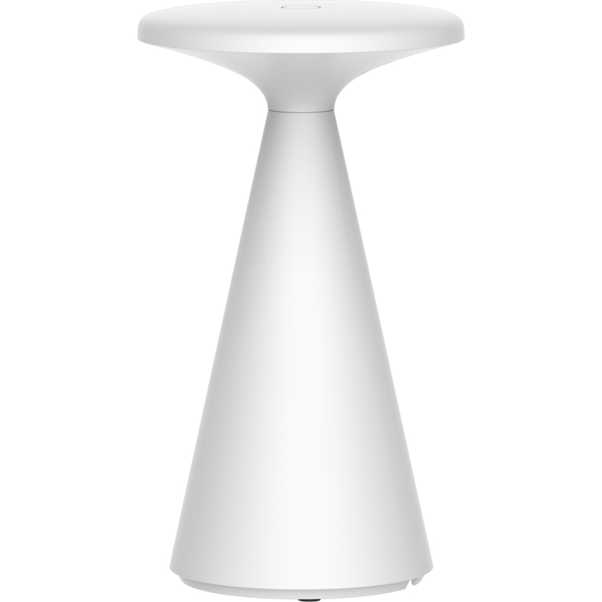 Dimmbare LED-Touch-Tischleuchte für den Outdoor-Bereich PAROS LED/1,8W/5V USB 1800 mAh IP44 weiß