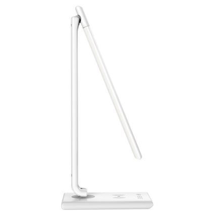 Dimmbare LED-Touch-Lampe mit drahtloser Aufladung MEGGIE LED/8W/230V + USB