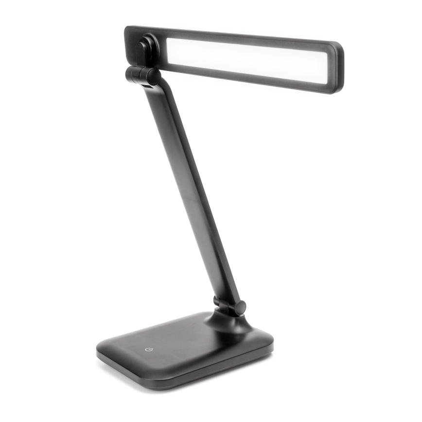 Dimmbare LED-Tischleuchte mit Touch-Funktion und kabelloser Aufladung und USB-Anschluss REMUS LED/5W/230V schwarz