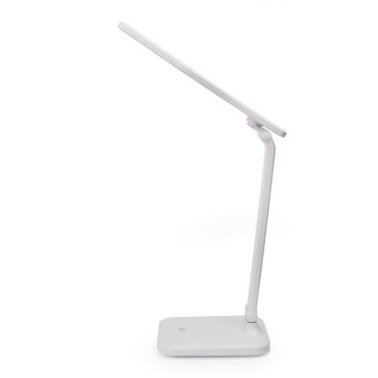 Dimmbare LED-Tischleuchte mit Touch-Funktion und kabelloser Aufladung und USB-Anschluss REMUS LED/5W/230V weiß