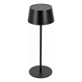 Dimmbare LED-Touch-Solarlampe LED/3W/5V USB 1800 mAh IP44 schwarz