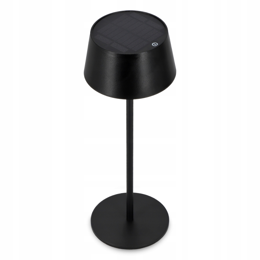 Dimmbare LED-Touch-Solarlampe LED/3W/5V USB 1800 mAh IP44 schwarz