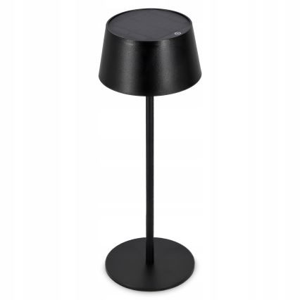 Dimmbare LED-Touch-Solarlampe LED/3W/5V USB 1800 mAh IP44 schwarz