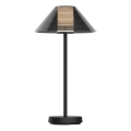 Dimmbare LED-Touch-Tischleuchte für den Outdoor-Bereich SERENGETI LED/3,4W/5V USB 3600 mAh IP44 schwarz