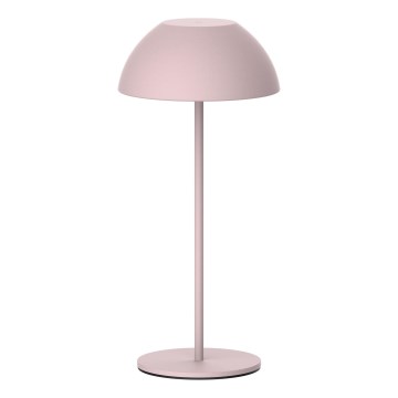 Dimmbare LED-Touch-Tischleuchte für den Outdoor-Bereich TANZANIA LED/1,8W/5V USB 1800 mAh IP44 rosa