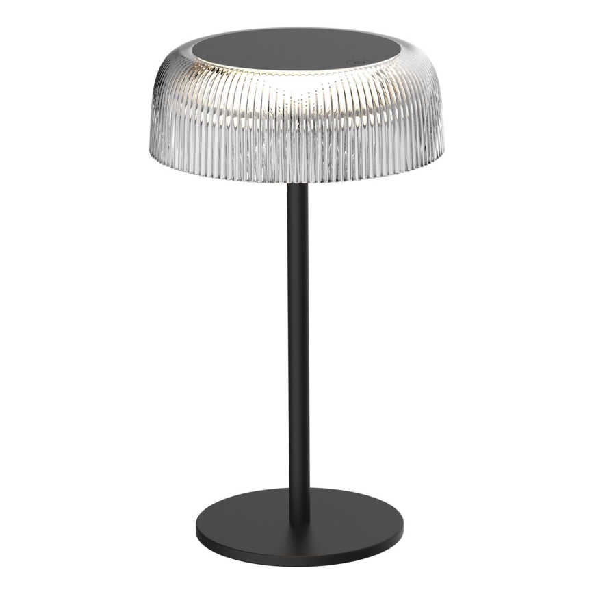 Dimmbare LED-Touch-Tischleuchte für den Outdoor-Bereich TRYPOLIS LED/2W/5V USB 1800 mAh IP44 schwarz