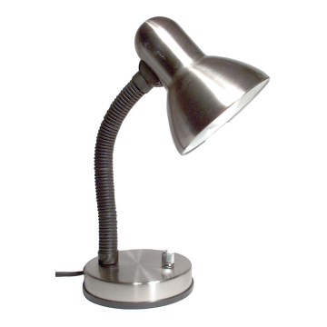 Dimmbare Tischleuchte KADET – S 1xE27/40W matt Chrom