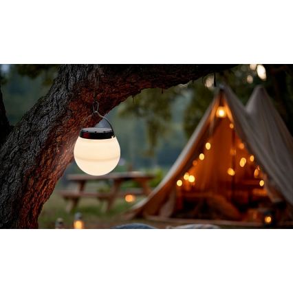 Dimmbare, tragbare, solarbetriebene und wiederaufladbare LED-Lampe LUMINA ORB LED/5V 800 mAh