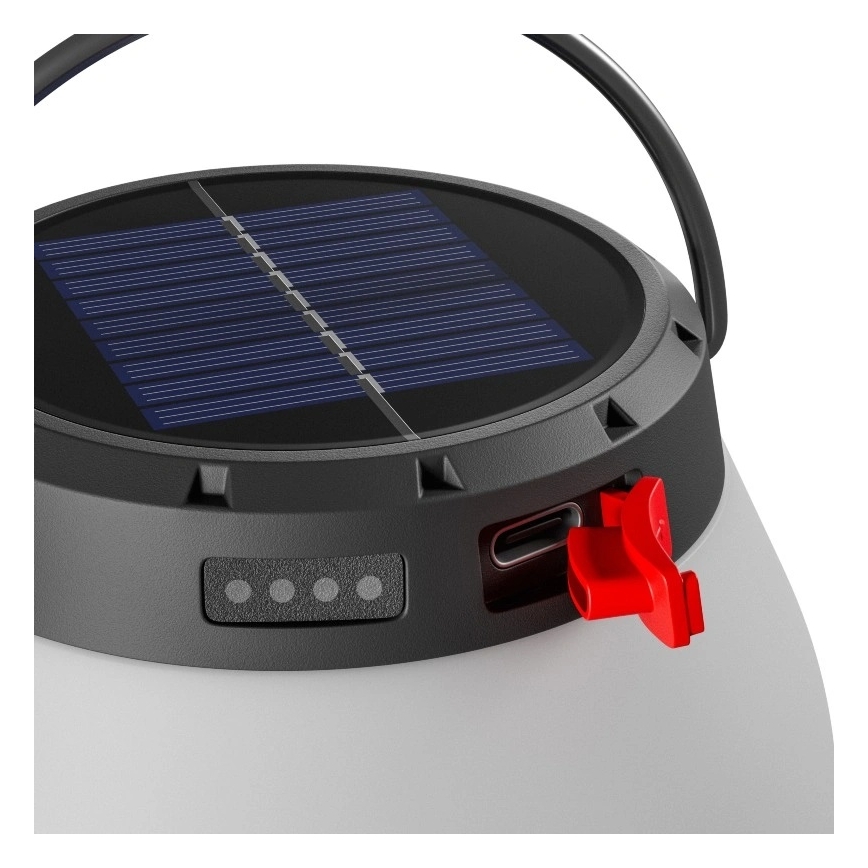 Dimmbare, tragbare, solarbetriebene und wiederaufladbare LED-Lampe LUMINA ORB LED/5V 800 mAh