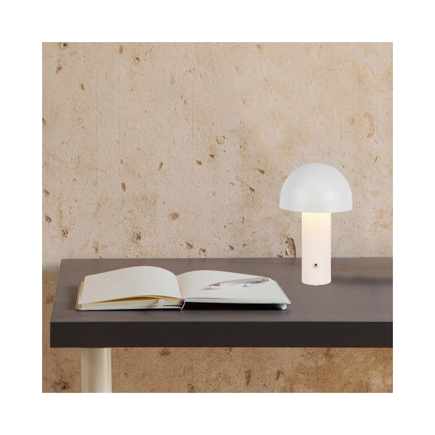 Dimmbare aufladbare LED-Touch-Tischleuchte LED/1W/5V 3000-6000K 1800 mAh weiß