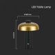 Dimmbare aufladbare LED-Touch-Tischleuchte LED/3W/5V 3000-6000K 1800 mAh schwarz/golden