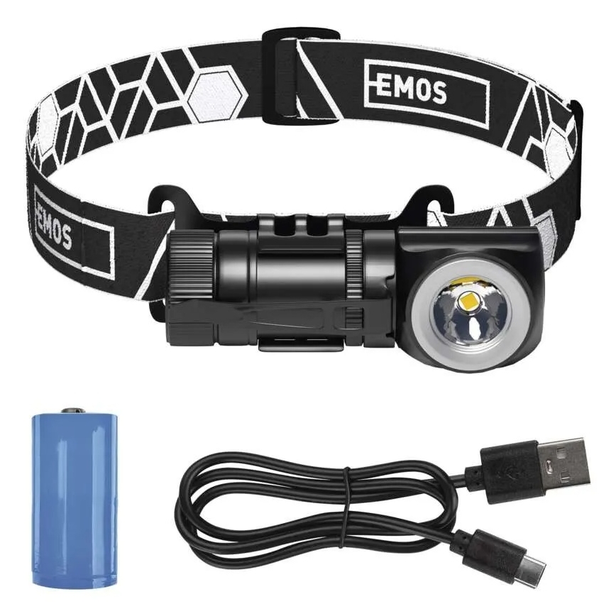 Dimmbare, wiederaufladbare LED-Stirnlampe/800 mAh 3,7V