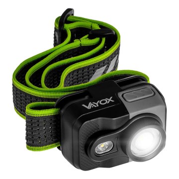 Dimmbare, wiederaufladbare LED-Stirnlampe LED/10W/5V/3xAAA IP66 800 lm 1000 mAh