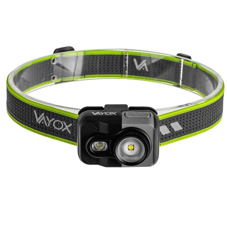 Dimmbare, wiederaufladbare LED-Stirnlampe LED/10W/5V/3xAAA IP66 800 lm 1000 mAh