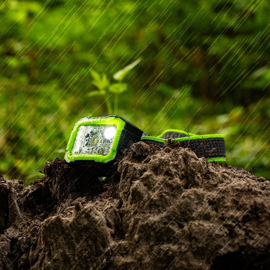 Dimmbare, wiederaufladbare LED-Stirnlampe mit Sensor LED/10W/5V IP66 750 lm 1500 mAh