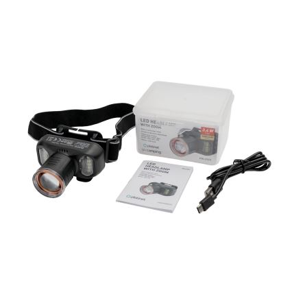 Dimmbare, wiederaufladbare LED-Stirnlampe LED/3,4W/5V 1500 mAh