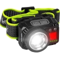 Dimmbare, wiederaufladbare LED-Stirnlampe mit Sensor und rotem Licht LED/6W/5V/3xAAA IP66 500 lm 1200 mAh