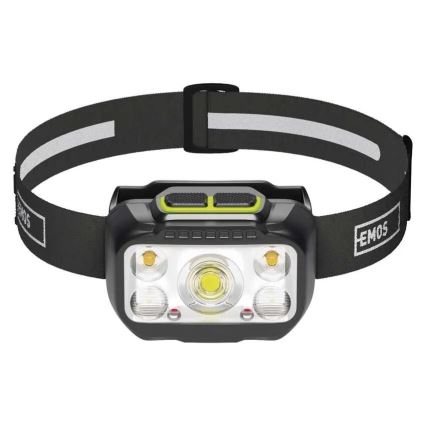 Dimmbare wiederaufladbare Stirnlampe LED/3xAAA/1000 mAh 3,7V