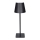 Dimmbare, wiederaufladbare Touch-LED-Tischlampe LUCCA, 3,7 V, 3000/4000/6500 K, 2000 mAh, schwarz