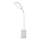 Dimmbare, wiederaufladbare Touch-LED-Tischlampe mit Clip, flexibel, LED/5W/1200 mAh, weiß