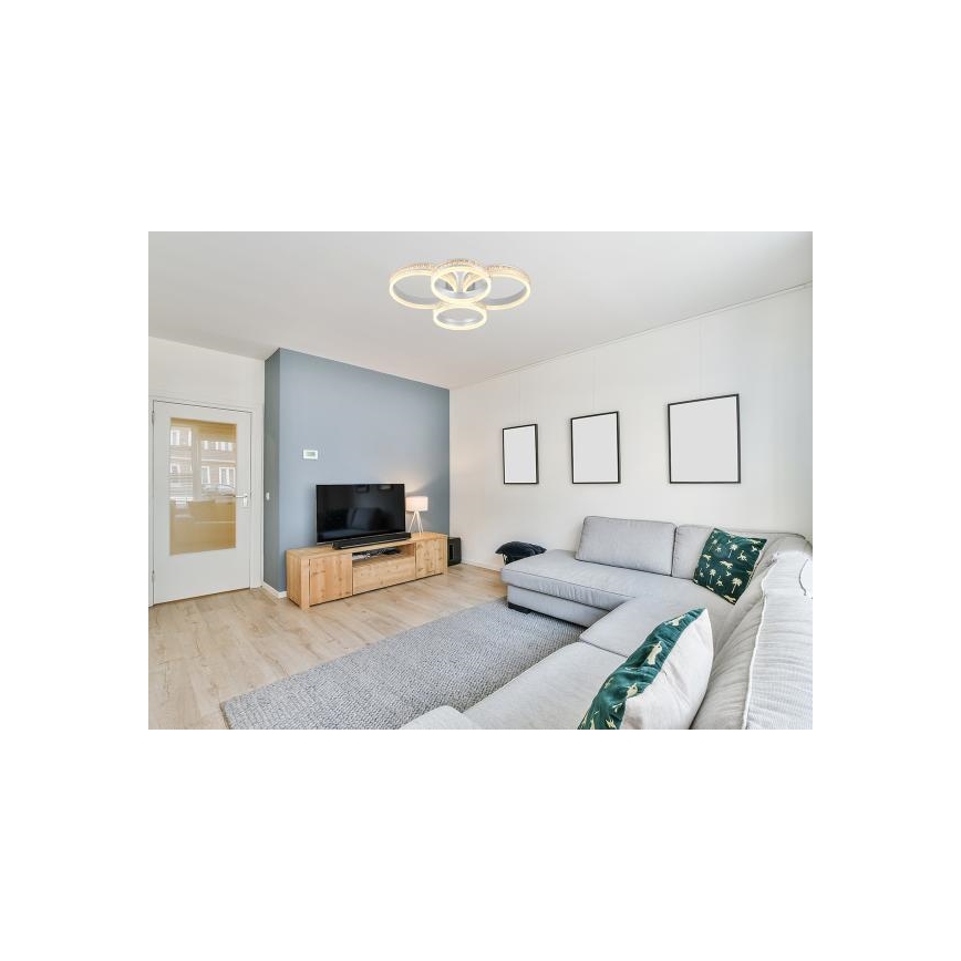 Dimmbarer LED-Aufbau-Deckenleuchter LED/150W/230V 3000-6500K + Fernbedienung