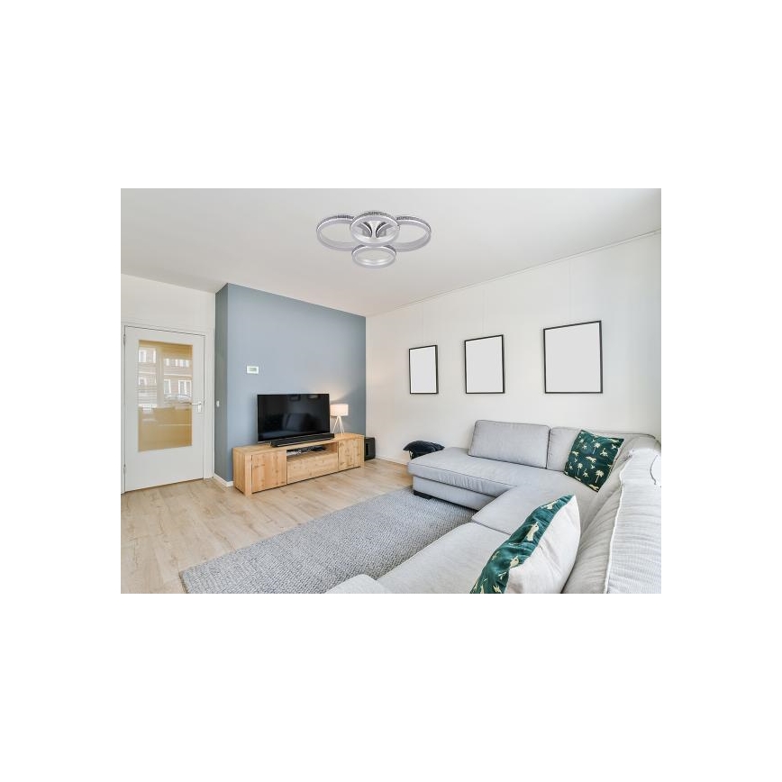 Dimmbarer LED-Aufbau-Deckenleuchter LED/150W/230V 3000-6500K + Fernbedienung