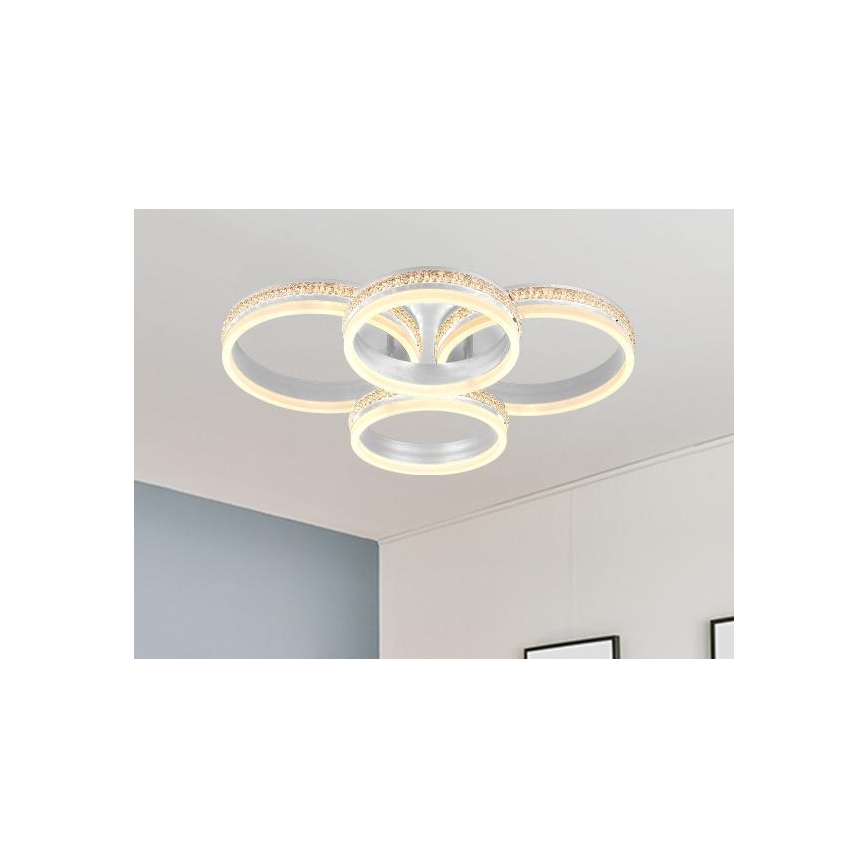 Dimmbarer LED-Aufbau-Deckenleuchter LED/150W/230V 3000-6500K + Fernbedienung