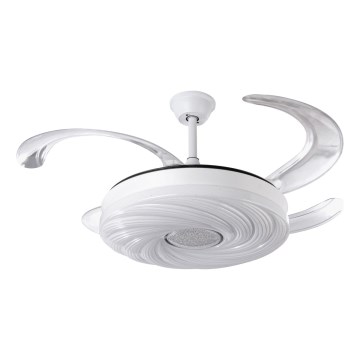 Dimmbarer LED-Deckenventilator LED/60W/230V 3000-6000K d 50 cm weiß + Fernbedienung