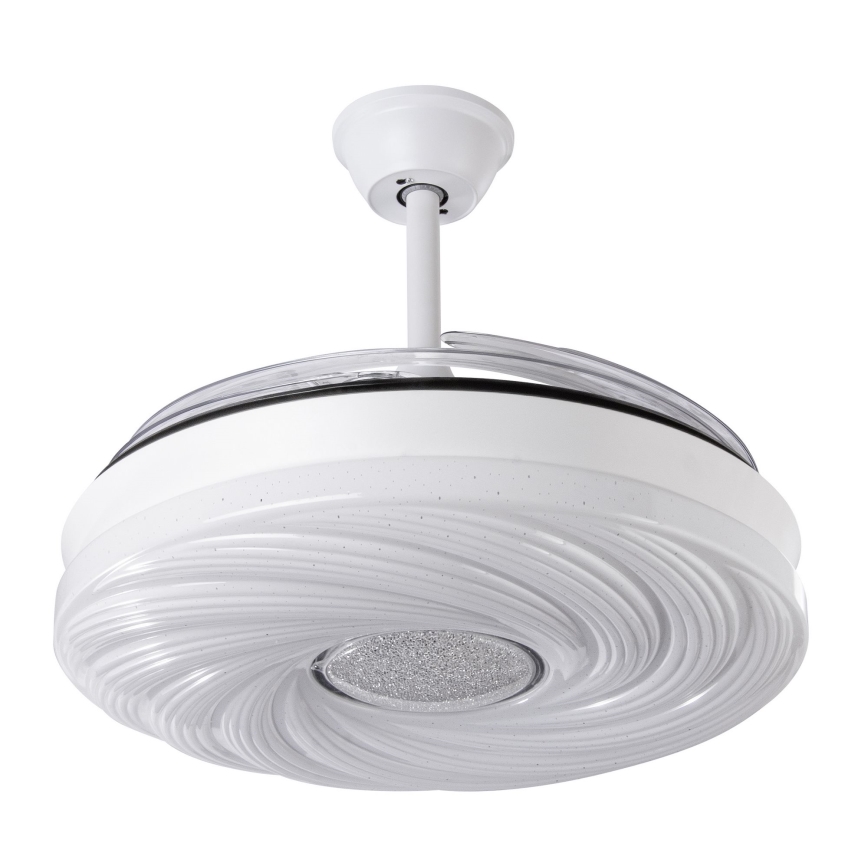 Dimmbarer LED-Deckenventilator LED/60W/230V 3000-6000K d 50 cm weiß + Fernbedienung