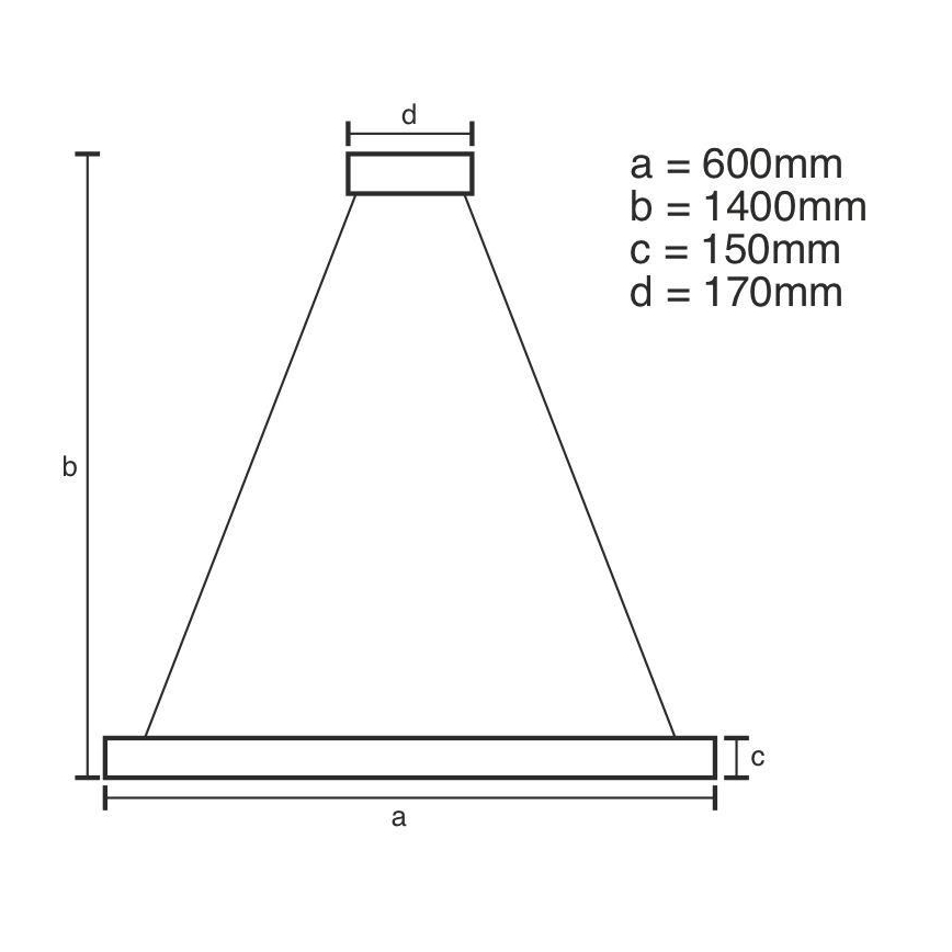 Dimmbarer LED-Kristall-Kronleuchter an Schnur LED/40W/230V 3000-6500K + Fernbedienung