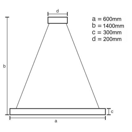 Dimmbarer LED-Kristall-Kronleuchter an Schnur LED/80W/230V 3000-6500K + Fernbedienung