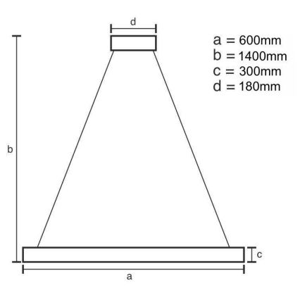 Dimmbarer LED-Kristall-Kronleuchter an Schnur LED/80W/230V 3000-6500K + Fernbedienung