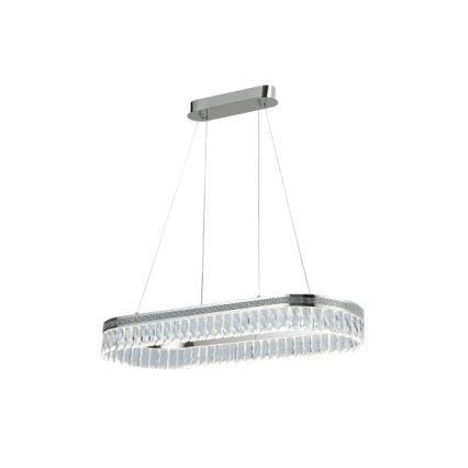 LED-dimmbarer Kristall-Kronleuchter mit Seilaufhängung THALIA LED/50W/230V 3000-6000K + Fernbedienung
