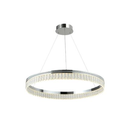 LED-dimmbarer Kristall-Kronleuchter an Stahlseil THALIA LED/55W/230V 3000-6000K Ø 80 cm + Fernbedienung