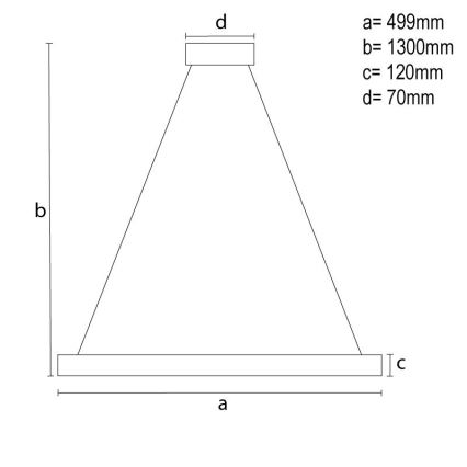 Dimmbarer LED-Kristallkronleuchter an Aufhängung LED/80W/230V 3000-6500K schwarz + Fernbedienung