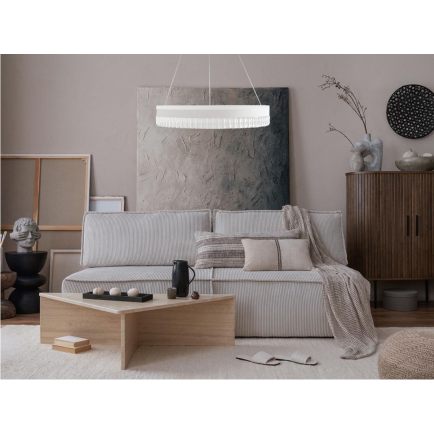 Dimmbarer LED-Kristallkronleuchter an Aufhängung LED/80W/230V 3000-6500K weiß + Fernbedienung