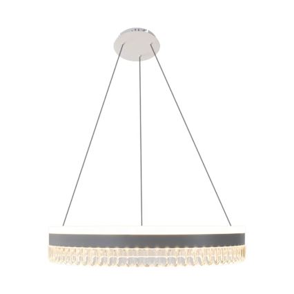 Dimmbarer LED-Kristallkronleuchter an Aufhängung LED/80W/230V 3000-6500K weiß + Fernbedienung