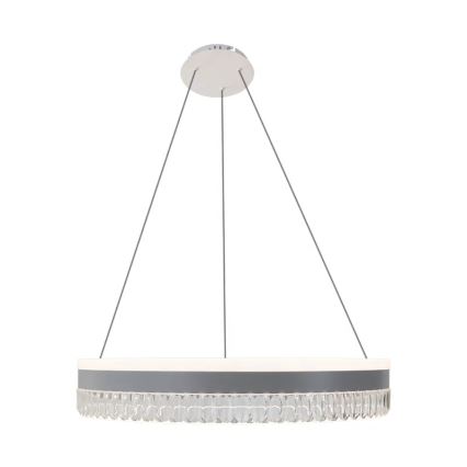 Dimmbarer LED-Kristallkronleuchter an Aufhängung LED/80W/230V 3000-6500K weiß + Fernbedienung