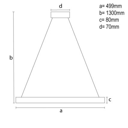 Dimmbarer LED-Kristallkronleuchter an Aufhängung LED/80W/230V 3000-6500K weiß + Fernbedienung
