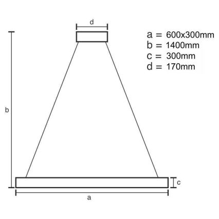 Dimmbarer LED-Kristallkronleuchter an Schnur LED/80W/230V 3000-6500K golden + Fernbedienung