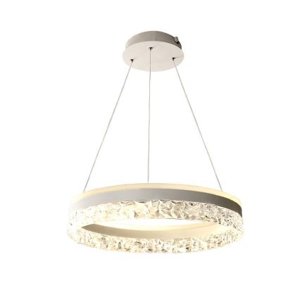 Dimmbarer LED-Kronleuchter an Schnur LED/80W/230V 3000-6500K weiß + Fernbedienung