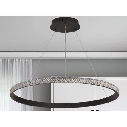 Dimmbarer LED-Kronleuchter LED/55W/230V 3000-6500K d 80 cm + Fernbedienung